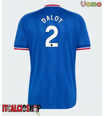 Manchester United Diogo Dalot #2 Seconda Maglia 2026-27 Manica Corta